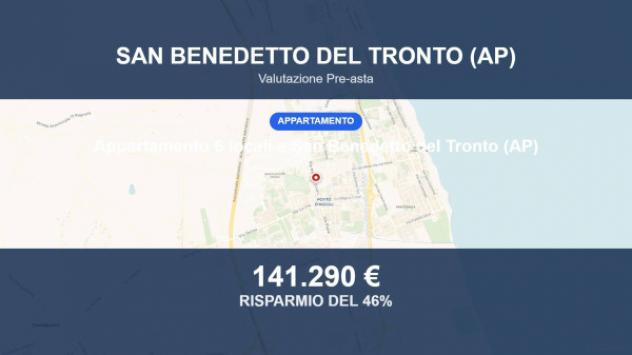 Immobile in asta di 110 m² con più di 5 locali in vendita a San Benedetto del Tronto