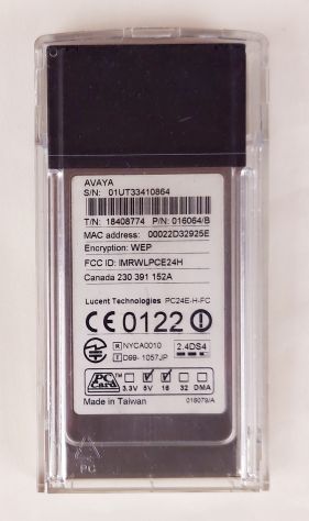Avaya Wireless world card 11 Mb/s Silver Lucent Tecnologies nuova - Foto 2