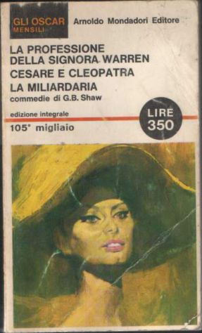 La professione della signora Warren, G.B. Shaw, Mondadori