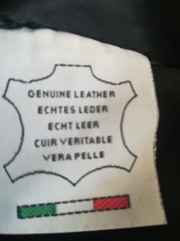 Giubbotto in pelle nera taglia 56 - Foto 3