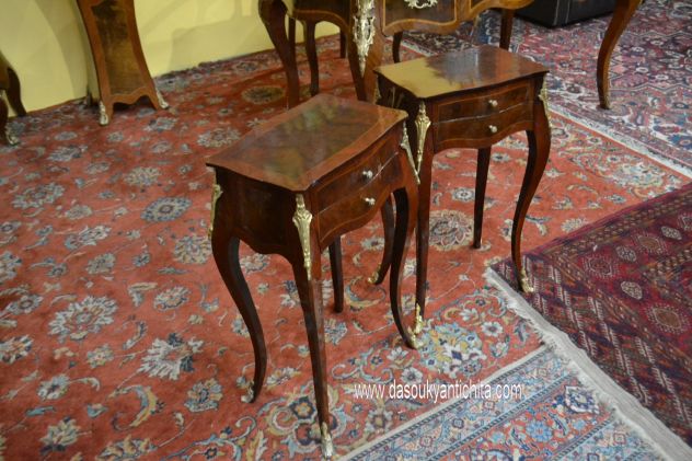 Coppia di comodini da centro stile Luigi XV - Foto 5