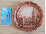 Piatto in legno Palazzo Westminster + Torre Big Ben