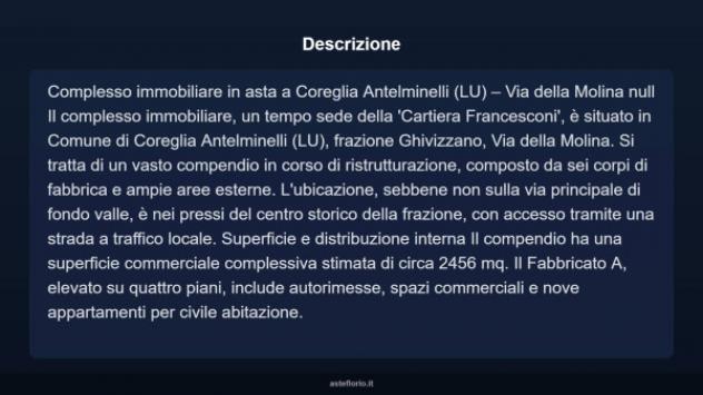 Immobile in asta di 2456 m² in vendita a Coreglia Antelminelli - Foto 5