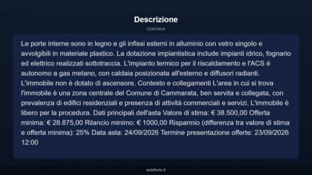 Immobile in asta di 140 m² in vendita a Cammarata - Foto 16