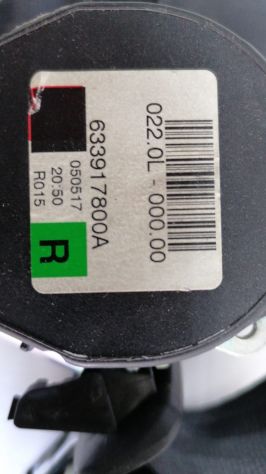 Cinture posteriore renault scenic 2016 Sx 633918700a Dx 633917800a - Foto 2