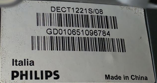 Philips Dect 1221S telefono cordless per linea fissa di casa completo - Foto 8