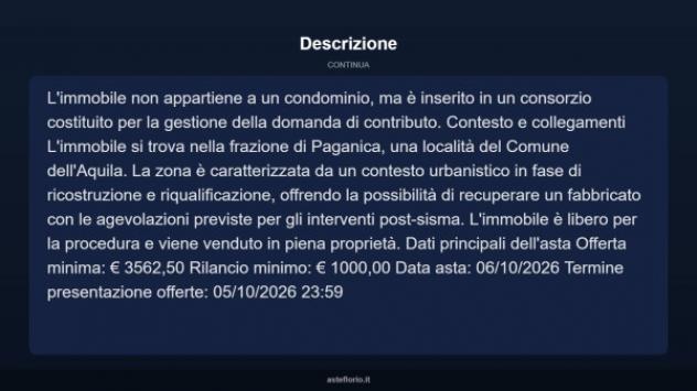 Immobile in asta di 30 m² in vendita a L'Aquila - Foto 10