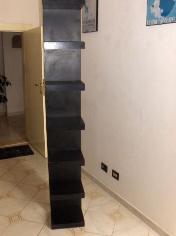 Scaffale in Legno a 7 Ripiani Nero. - Foto 5