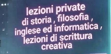 Lezioni private