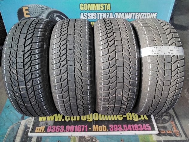 4 gomme usate general 255 55 18 109h invernali