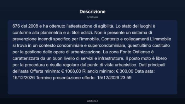 Immobile in asta di 2 m² in vendita a Roma - Foto 4
