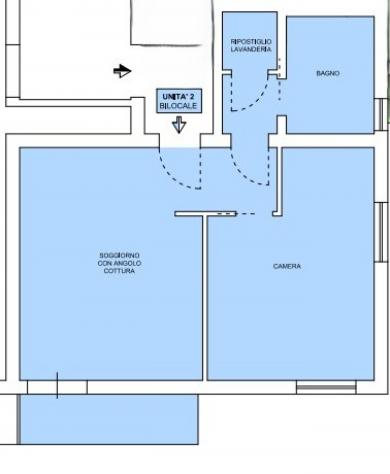 APPARTAMENTO di 2 vani e di 47 mq (SCANDICCI - Via Monti n. 15, 50018 Scandicci ) rif. MOLBIL248