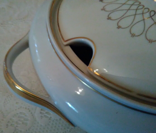 ZUPPIERA DI BAVARIA VINTAGE FILETTATA ORO ZECCHINO - Foto 4