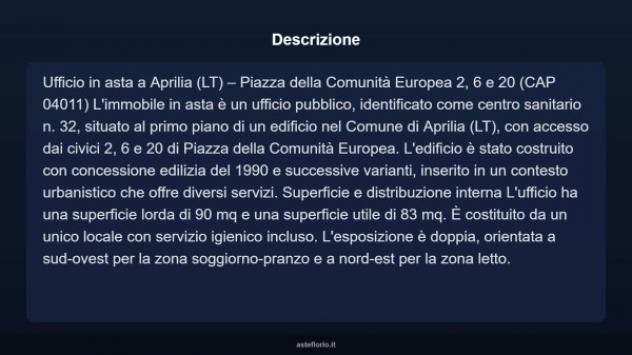 Immobile in asta di 83 m² in vendita a Aprilia - Foto 5