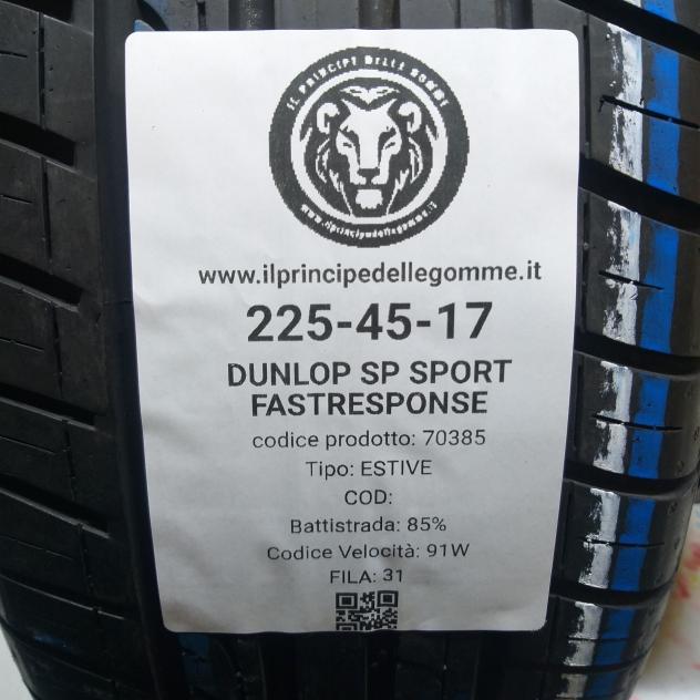 2 GOMME 225 45 17 DUNLOP A70385 - Foto 2