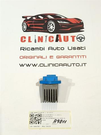 RESISTENZA RISCALDAMENTO KIA Sorento 1° Serie B46113-0030 D4CB (0206)