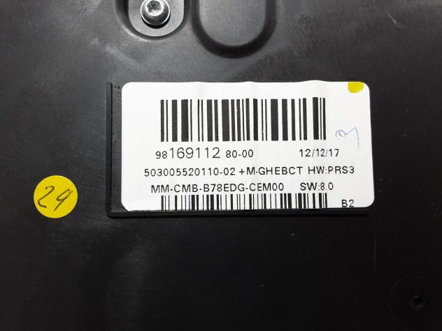 QUADRO STRUMENTI CITROEN C4 Picasso II 9816911280 (13) - Foto 5