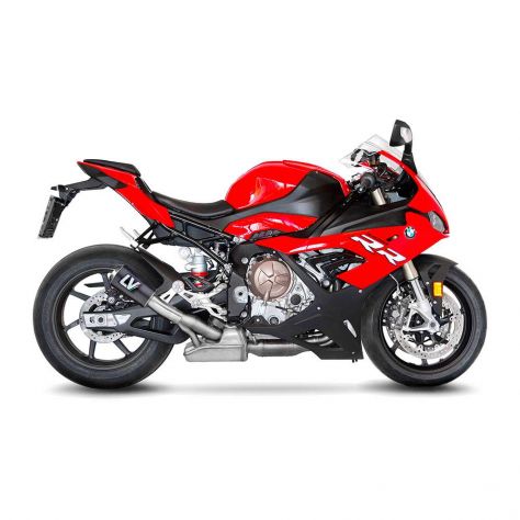 Scarico per BMW S 1000 rr Akrapovic slip on titanio carbonio Leovince Lv 10 - Foto 6