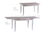 Tavolo Allungabile (160X85) - Shabby Chic - Nuovo