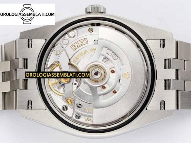 Replica Rolex DATEJUST 36 SS 116234 1:1 BEST EDITION ACCIAIO 904L QUADRANTE VERDE SUNDUST SUL BRACCIALE JUBILEE 3235 - Foto 3