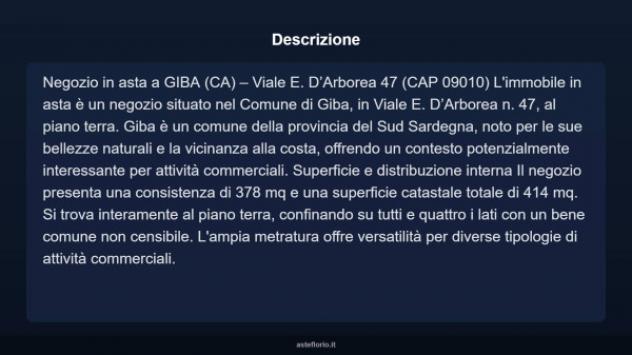 Immobile in asta di 414 m² in vendita a Giba - Foto 3