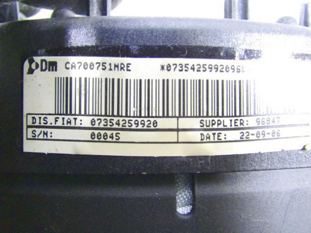 51783815 KIT AIRBAG FIAT IDEA 1.4 B 70KW 5M 5P (2006) RICAMBIO USATO 468450840 7354259920 - Foto 5