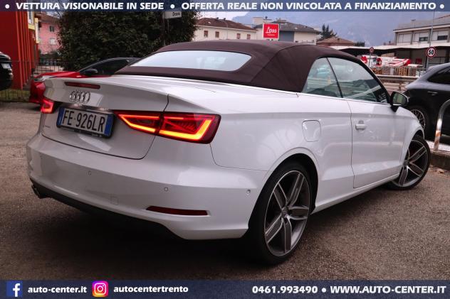 Audi A3 A3 Cabrio 2.0 TDI Stronic Sport *19 PELLE - Foto 3