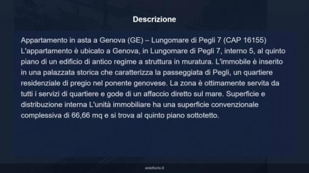 Immobile in asta di 66 m² con più di 5 locali in vendita a Genova - Foto 14