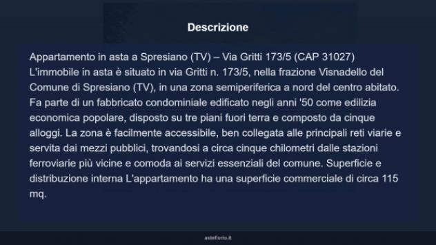 Immobile in asta di 115 m² con più di 5 locali in vendita a Spresiano - Foto 12