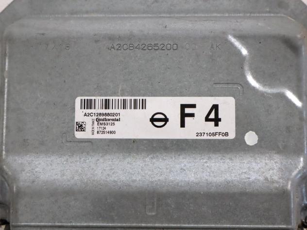 237105FF0B CENTRALINA MOTORE NISSAN MICRA 1.0 B 52KW 5M 5P (2017) RICAMBIO USATO - Foto 4
