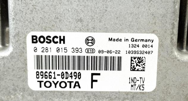 CENTRALINA MOTORE TOYOTA Yaris Serie 89661-0D490 1NDTV Diesel 1400 (0811) - Foto 2
