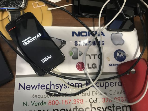 Recupero dati smartphone e celluare rotto danneggiato Roma