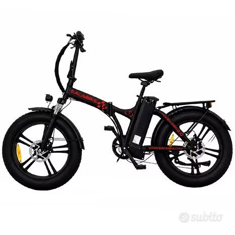EagsBike Nevra Pr 2.0 Fat E-Bike Pieghevole 750W - Foto 3