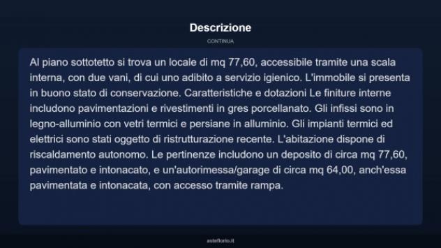 Immobile in asta di 230 m² con più di 5 locali e box auto in vendita a Campobasso - Foto 15