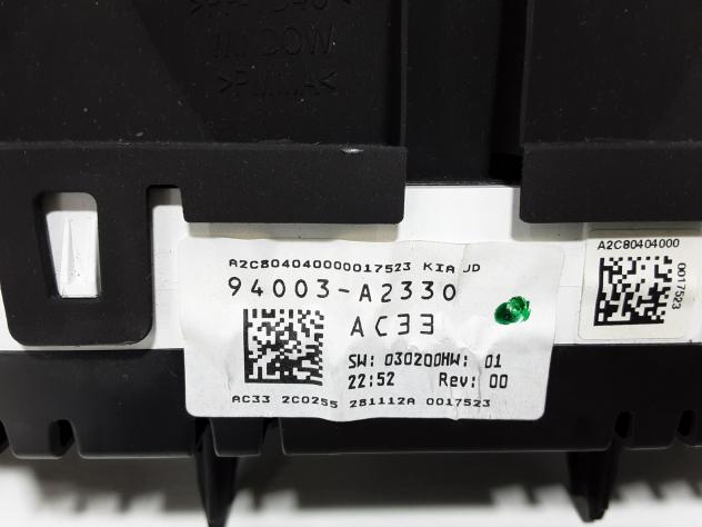 QUADRO STRUMENTI KIA Cee'd Serie Sporty wagon 94003A2330 (1218) - Foto 4