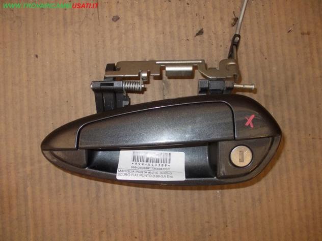 MANIGLIA PORTA ANT.S. GRIGIO SCURO FIAT PUNTO (199-3J) Evo   FIAT - GRANDE PUNTO EVO - 01-08-2009 - 01-03-2013, FIAT - G