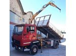 MERCEDES 814 RIBALTABILE TRILATERALE CON GRU EFFER 4000, 2 SFILI + JIB 1 SFILI
