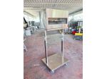 carrello self service inox e vetro usato