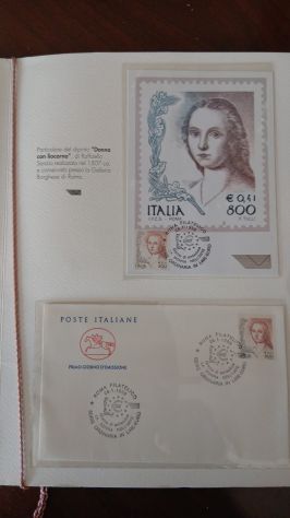 folder poste italiane la donna nell'arte - Foto 4