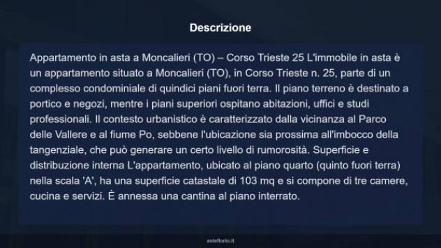Immobile in asta di 103 m² in vendita a Moncalieri - Foto 12