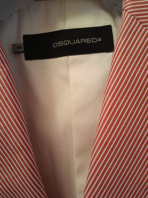 dsquared2 giacca righe 3 bottoni - Foto 3