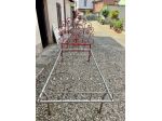 letto in ferro battuto con rete