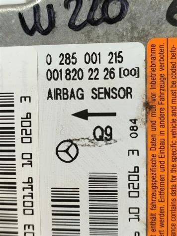 CENTRALINA AIRBAG MERCEDES Classe S W220 4° Serie 0018202226 0285001215 628960 (9905) - Foto 2