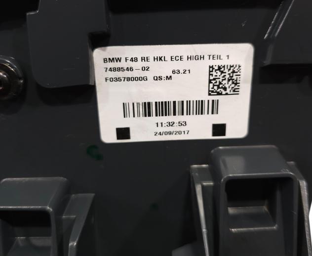 STOP FANALE POSTERIORE DESTRO BMW X1 Serie (F48) 63217488546 (15) - Foto 12