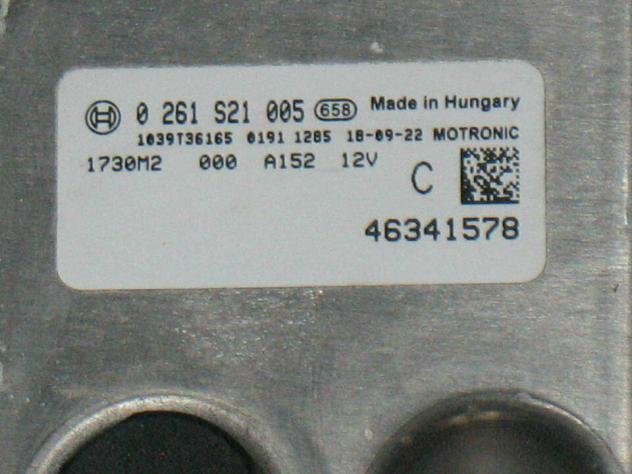 0261S21005 ECU FIAT ALFA ABARTH 1.4 16v 190CV ME17.3.0 0261S21005 46341578 - Foto 2