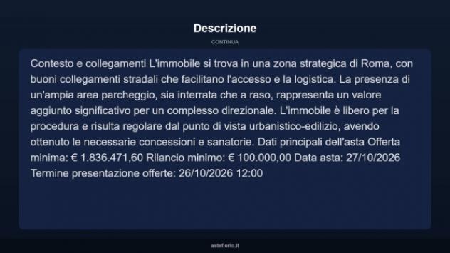 Immobile in asta di 9930 m² in vendita a Roma - Foto 8