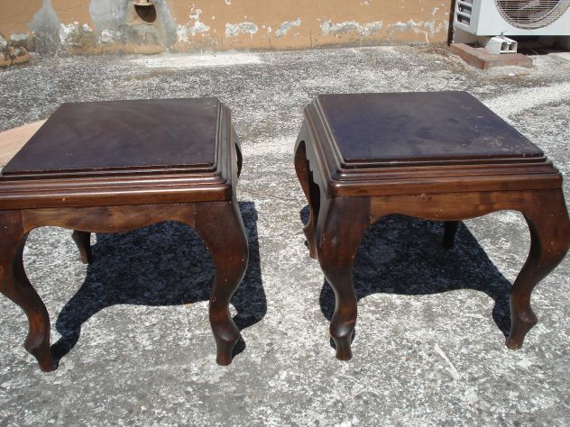 2 SUPPORTI IN LEGNO TENUTI BENE. - Foto 2