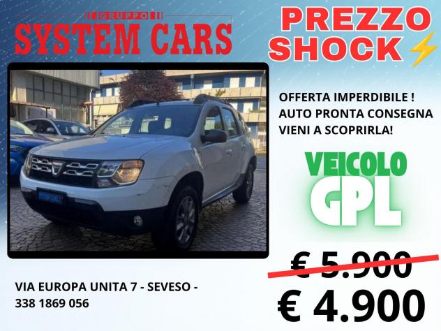 Dacia Duster 1.6 GPL 110cv 4X2 Laureate - OK NEOPATENTATI - NON RICONDIZIONATA