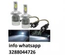 Coppia lampade led da auto h4 moto kit lampadine 36w bianca