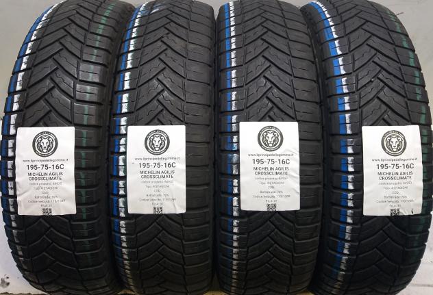 4 GOMME 195 75 16C MICHELIN A64950